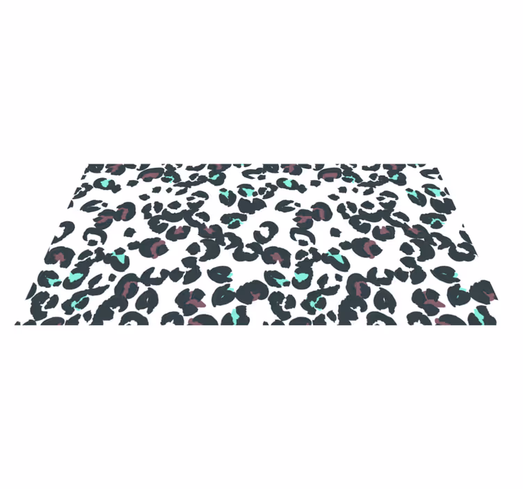 Luipaardpatroon stijl vinyl tapijt dierenprint - TenStickers