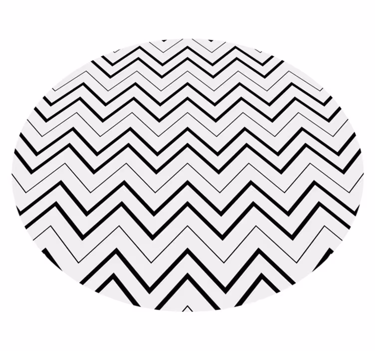 Vinyl tapijt geometrisch in visgraatstijl - TenStickers