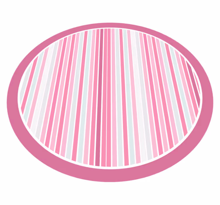 Chique gestreepte stijl vinyl tapijt met strepen - TenStickers