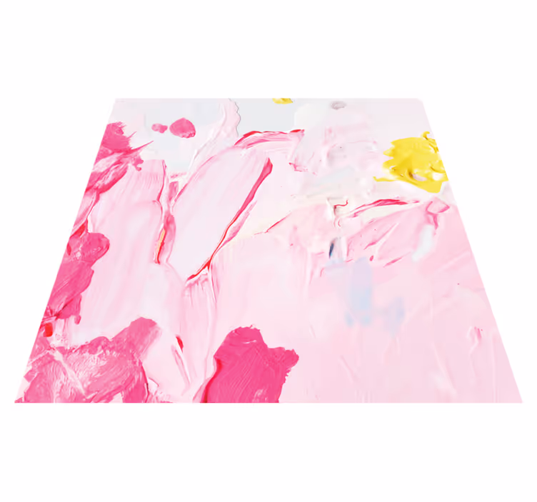 Vinyl tapijt tiener abstracte penseelstreken - TenStickers