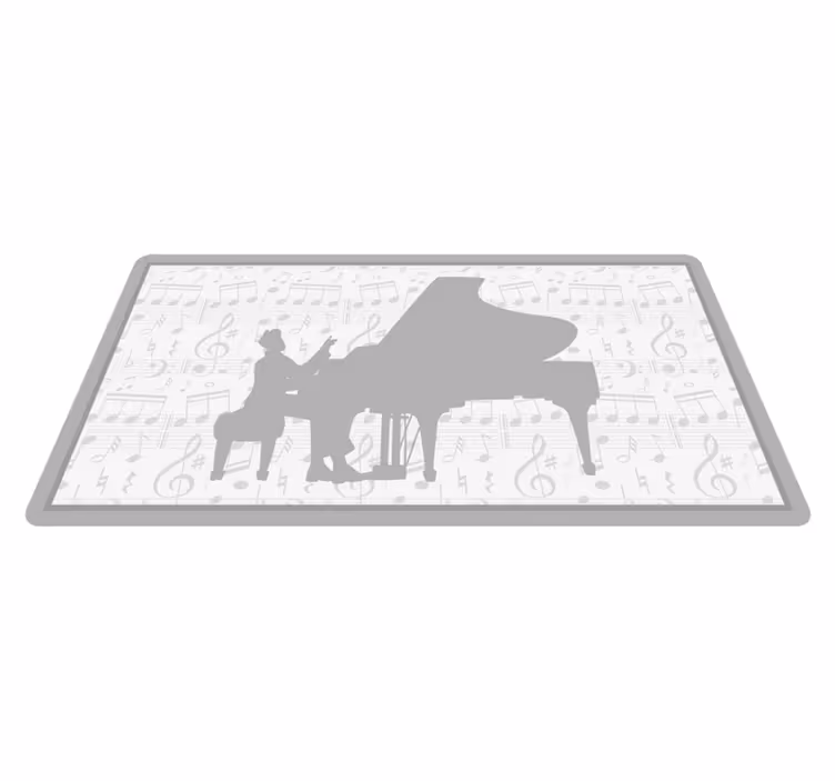 Muzikale optredens vinyl tapijt evenement - TenStickers