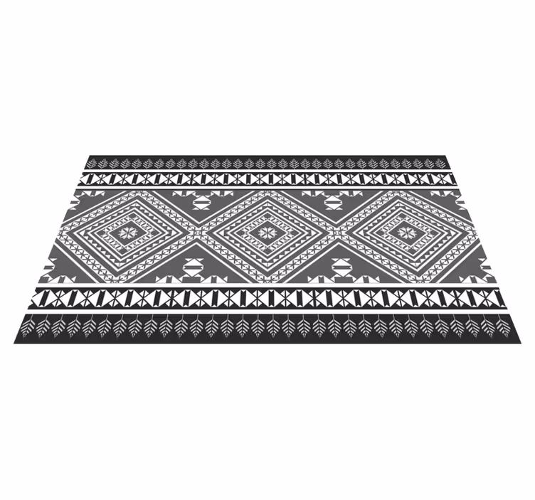 Geometrisch patroon chic etnisch vinyl tapijt - TenStickers