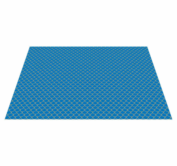 Geschulpt waterpatroon vinyl tapijt snelweg - TenStickers