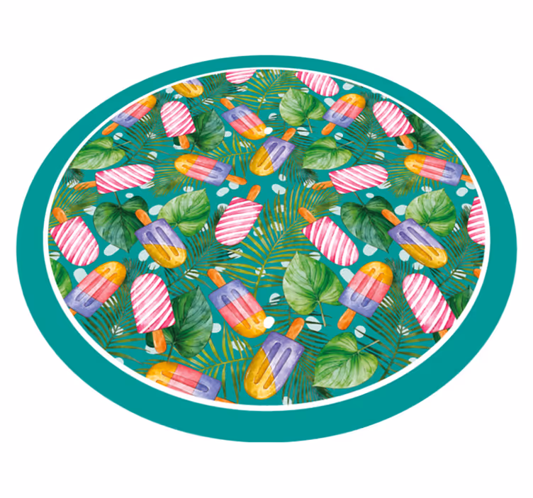 Zomerijs vinyl tapijt voor meer kinderen - TenStickers
