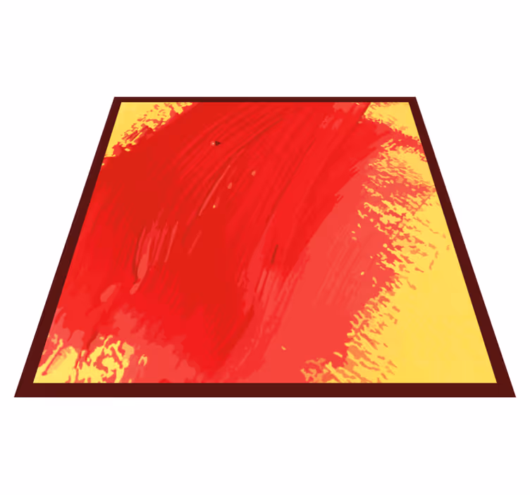Levendige kleurenspatten vinyl tapijt modern - TenStickers