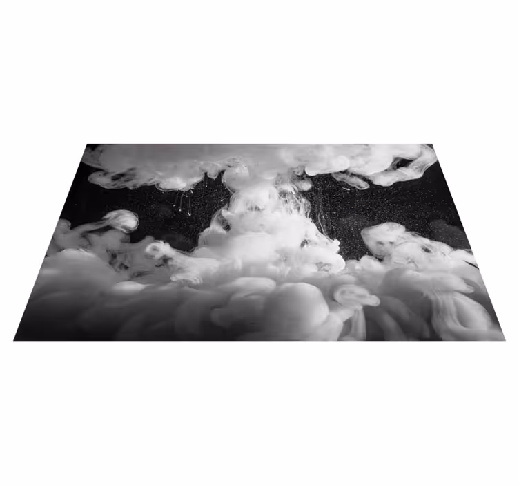 Pluizige wolkenvorming vinyl tapijt voor meer kinderen - TenStickers