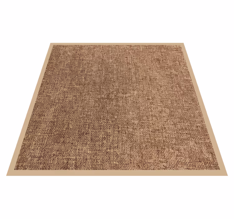 Warme aardse tinten vinyl tapijt met textuur - TenStickers