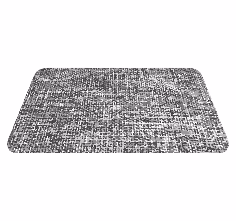 Abstract monochroom patroon vinyl tapijt met textuur - TenStickers