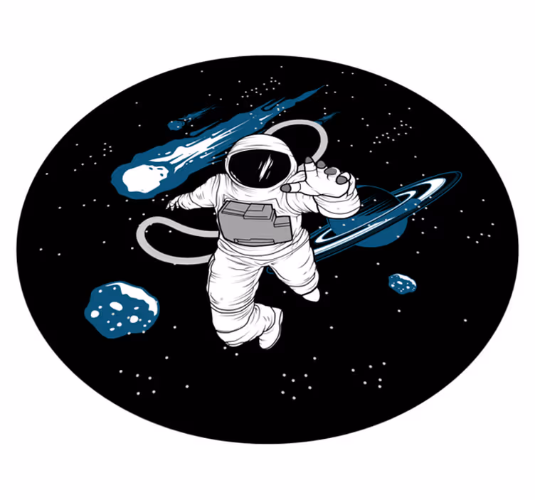 Astro-avontuur vinyl tapijt snelweg - TenStickers
