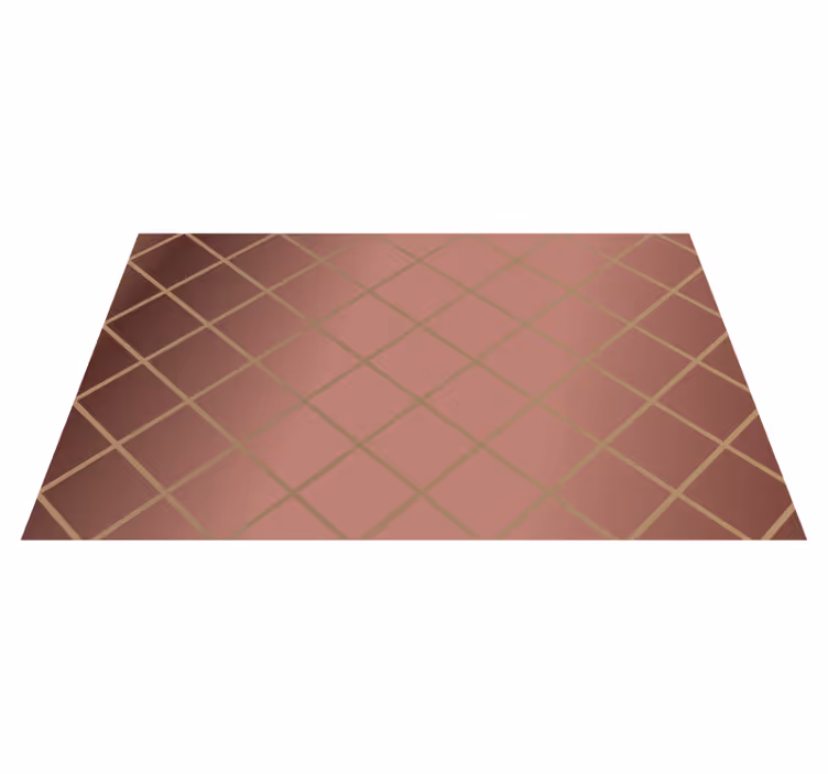 Elegant ruitpatroon vinyl tapijt modern - TenStickers