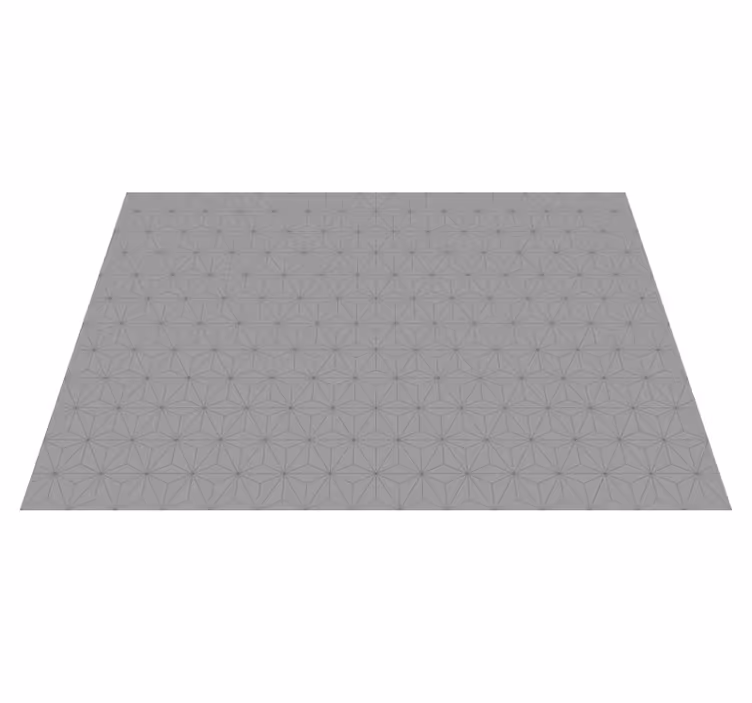Geometrisch grijs motief vinyl tapijt tegels - TenStickers