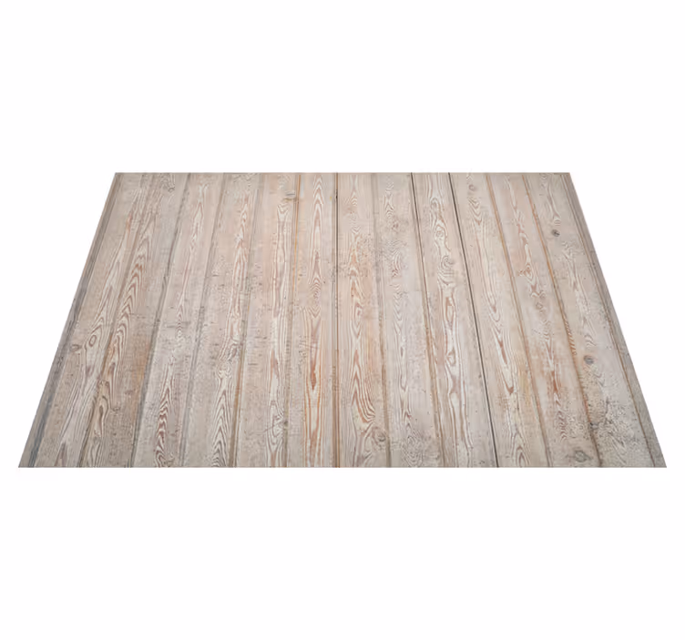 Lichtbruine planken vinyl tapijt met houtstructuur - TenStickers