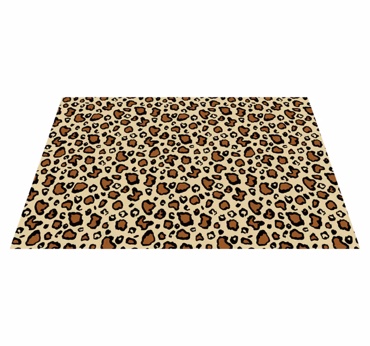 Luipaardvlekmotief vinyl tapijt dierenprint - TenStickers