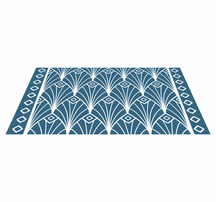 Art deco patronen vinyl tapijt voor meer kinderen - TenStickers