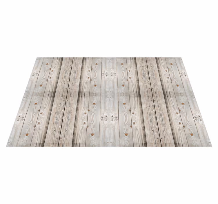 Verouderde houten planken vinyl tapijt met houtstructuur - TenStickers