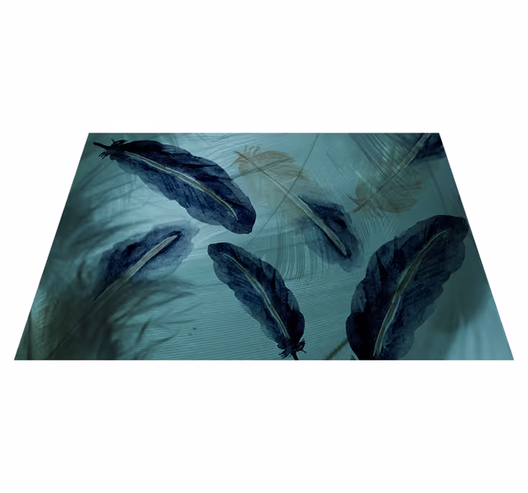 Groene tropische oase vinyl tapijt natuur - TenStickers