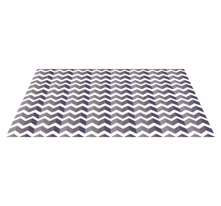 Chevron patroon elegant Geometrisch vinyl vloerkleed - TenStickers