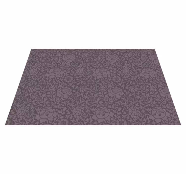 Elegant Bloemenpatroon vinyl tapijt - TenStickers
