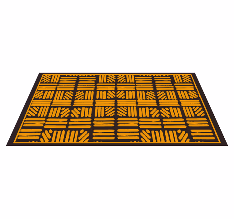 Abstract geometrisch patroon etnisch vinyl tapijt - TenStickers