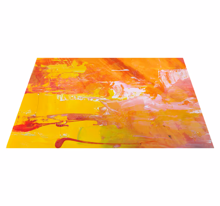 Abstracte marmering vinyl tapijt met textuur - TenStickers