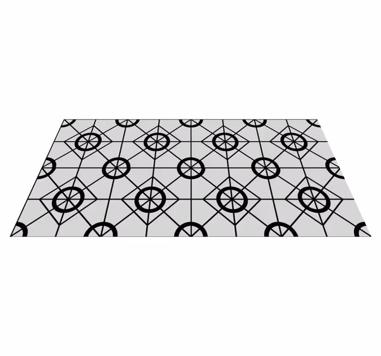 Geometrisch vinylontwerp Geometrische vinyl vloerkleed - TenStickers