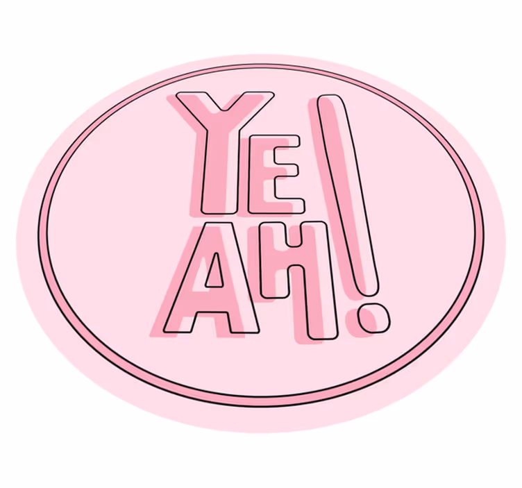 Expressief tekstmotief vinyl tapijt zinnen en teksten - TenStickers