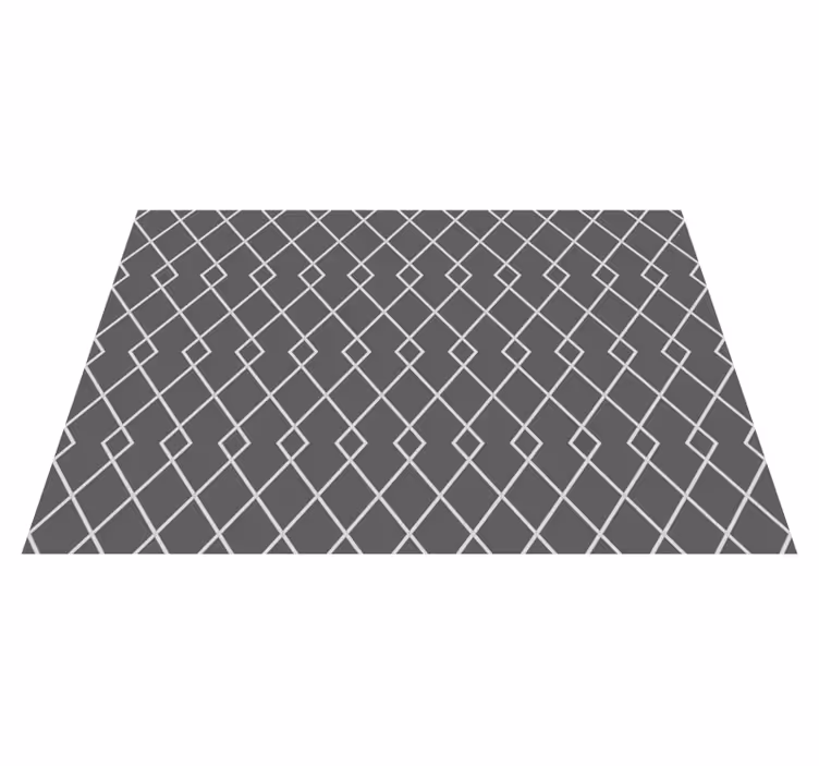 Elegante diamantarrangement vinyl tapijt geometrisch - TenStickers