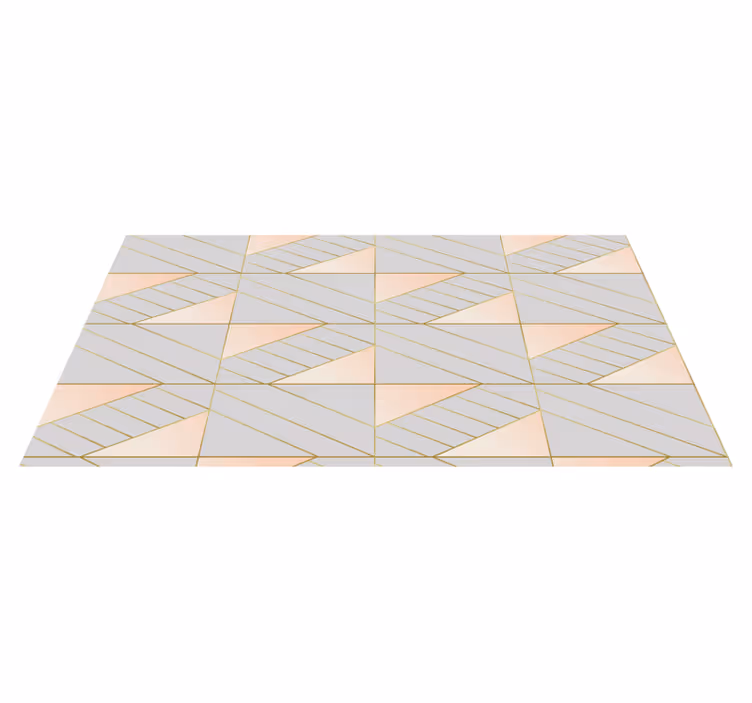 Geometrisch Patroon vinyl tapijt - TenStickers