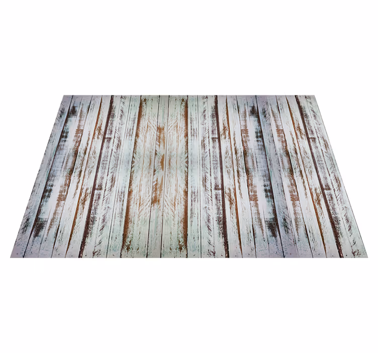 Vinyl tapijt oude houten planken - TenStickers