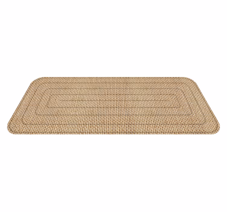 Textuur van jute vinyl tapijt met texturen - TenStickers