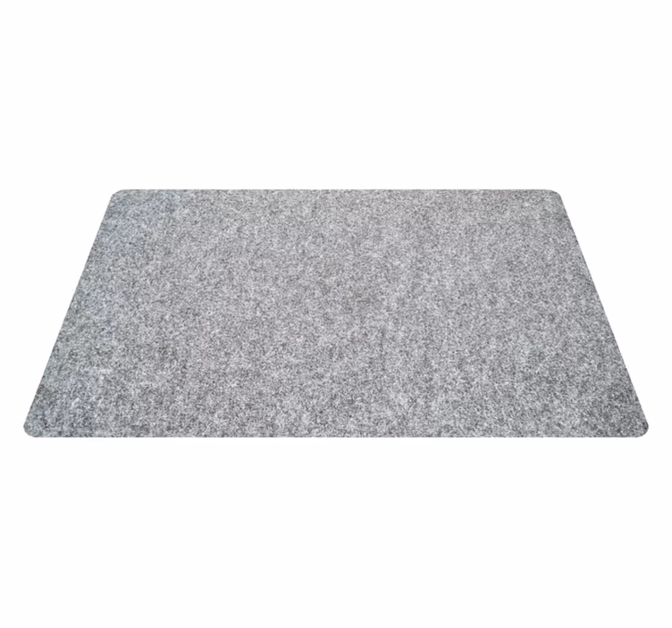Grijze structuur Vinyl tapijt kantoor - TenStickers