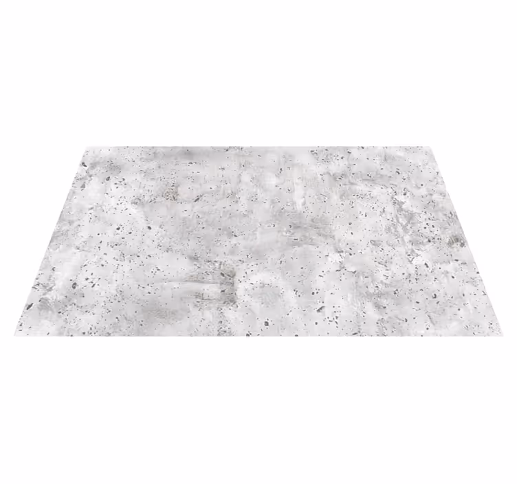 Grijs betoneffect vinyl tapijt eetkamer - TenStickers