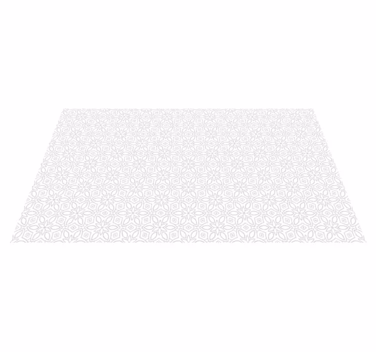 Keukensymmetrie vinyl vloerkleed keuken - TenStickers