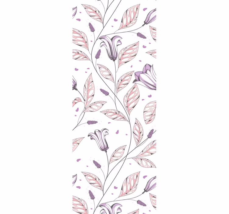 Behang bloemen bloemenharmonie ontwerp - TenStickers