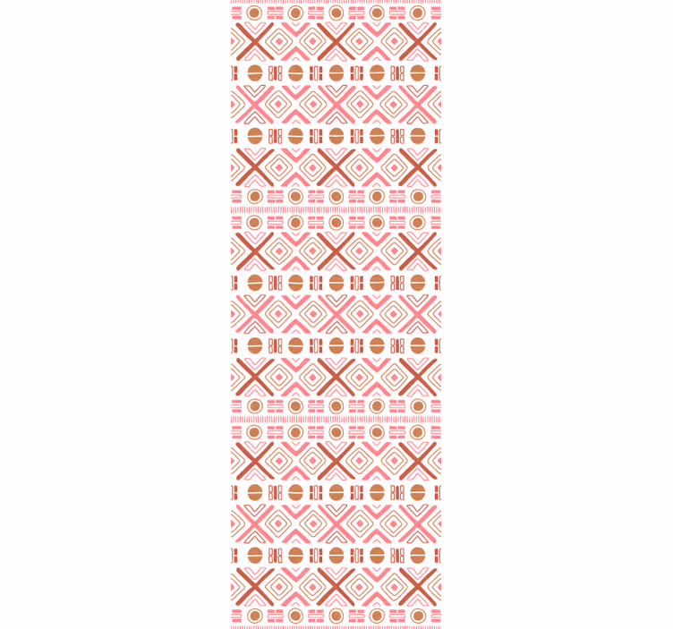 Decoratieve geometrische patronen behang bloemsierkunst - TenStickers