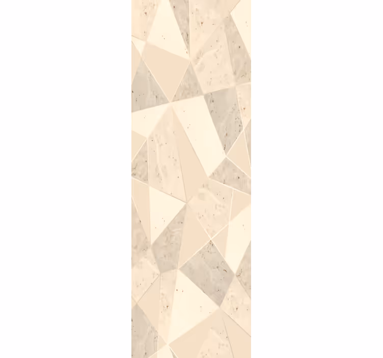 Geometrisch beige motief marmeren behang - TenStickers