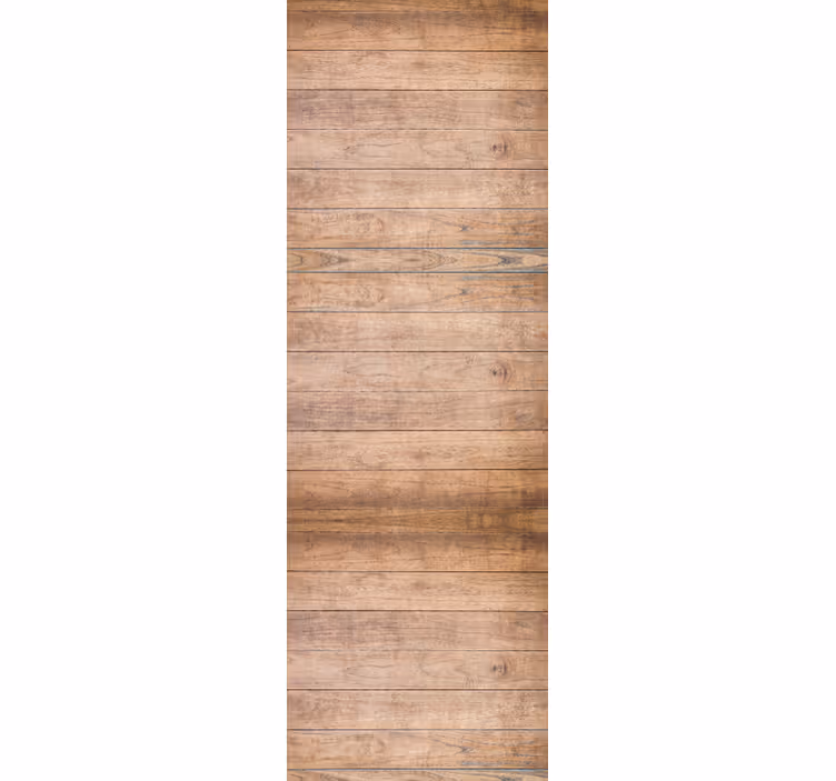 Natuurlijk rustiek motief hout behang - TenStickers