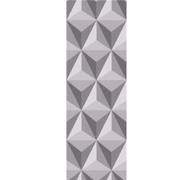 3d piramide patroon geometrisch behang - TenStickers