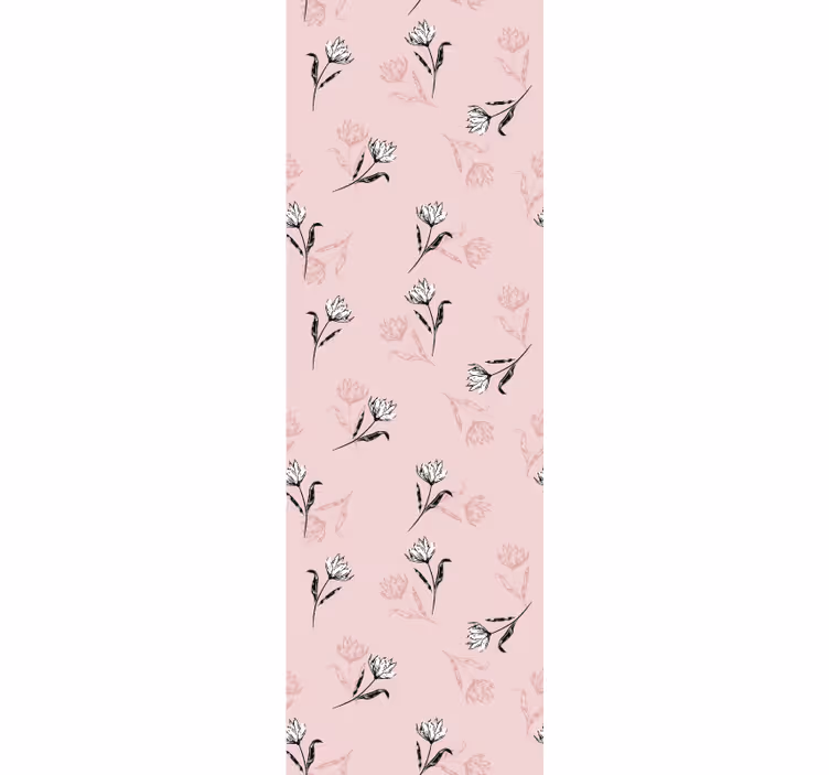 Behang bloemen tijdloze bloemen elegantie - TenStickers