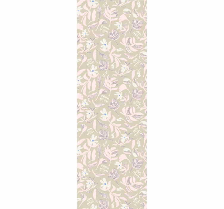 Delicate bloemennatuur behang bloemen - TenStickers
