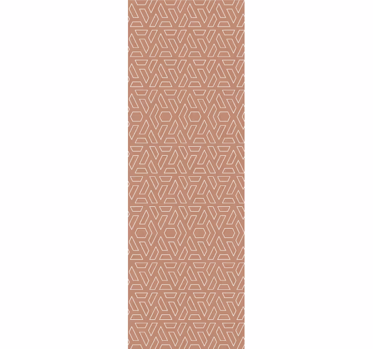 Abstract vormpatroon geometrisch behang - TenStickers