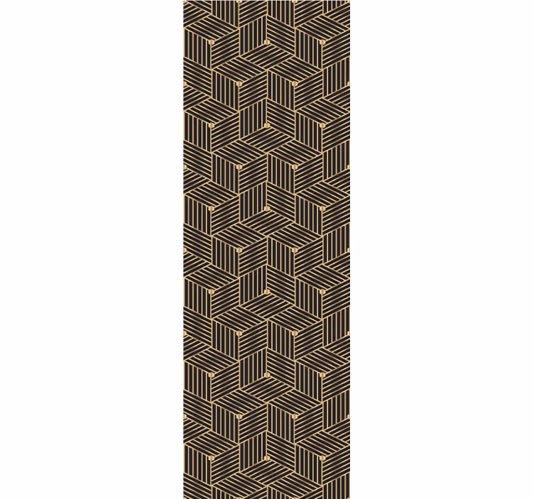 Gelaagd patroonontwerp geometrisch behang - TenStickers