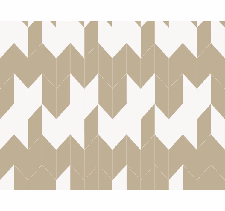 Chevron-vormig ontwerp geometrisch behang - TenStickers