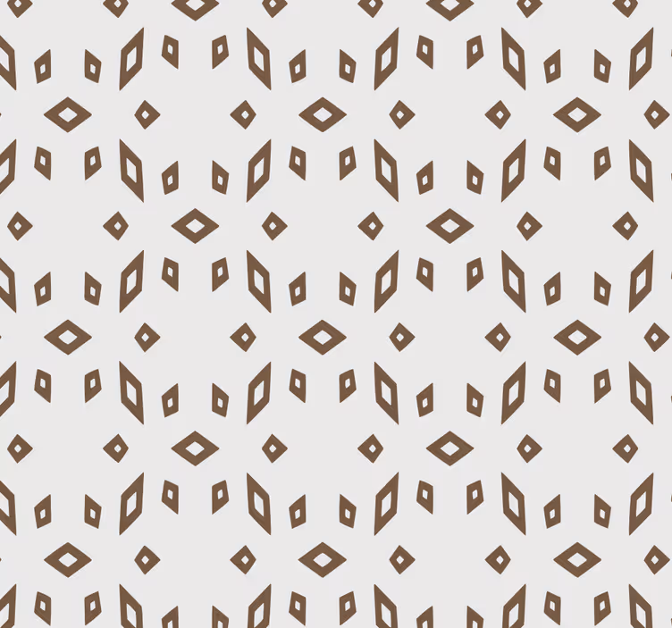 Stijlvol ruitpatroon geometrisch behang - TenStickers