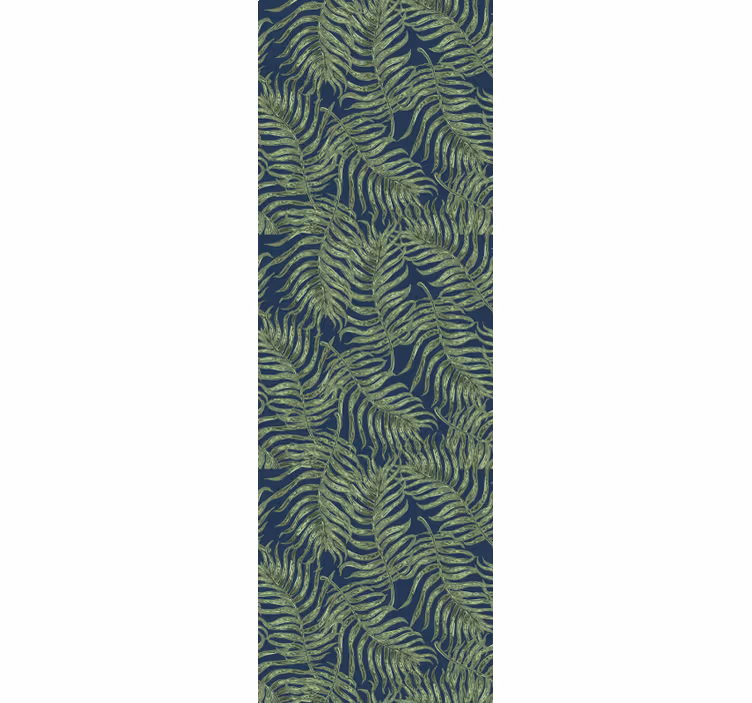 Varens op blauw natuur behang - TenStickers