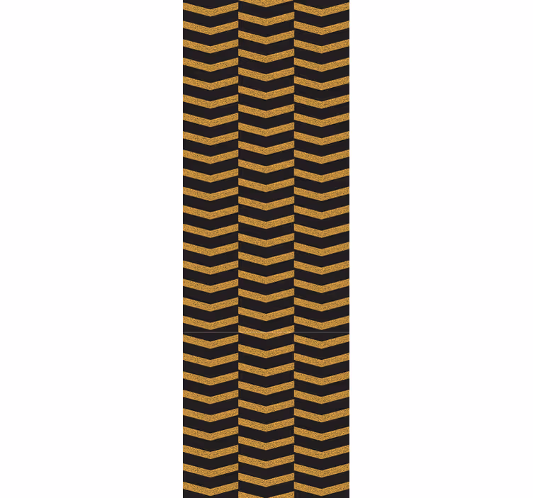 Chevron streep ontwerp geometrisch behang - TenStickers