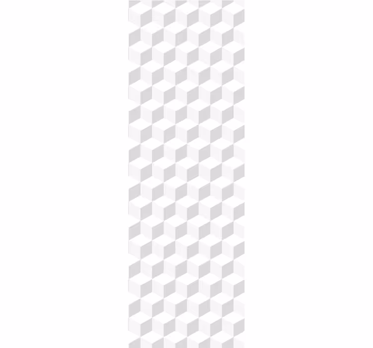 Kubusvormige textuur geometrisch behang - TenStickers