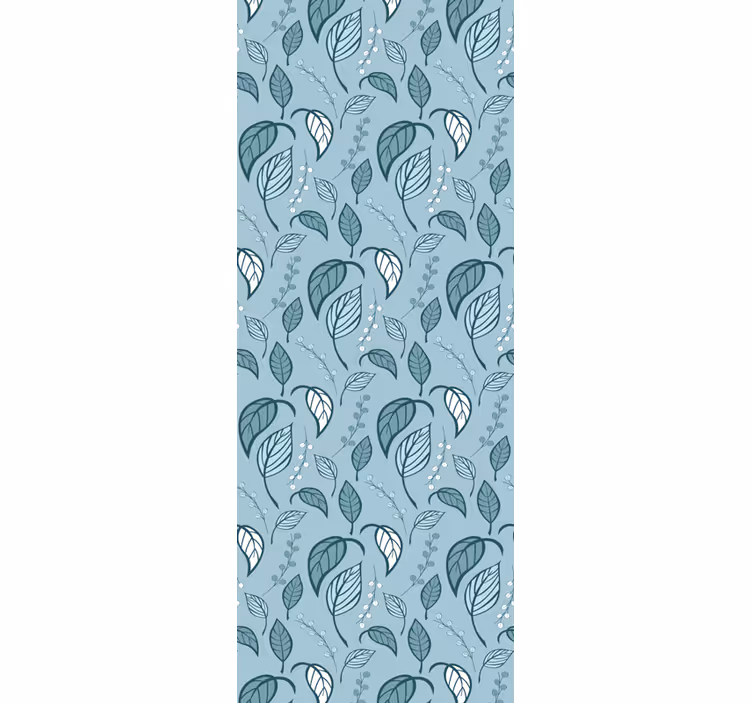 Scandinavische spruit behang bladeren - TenStickers