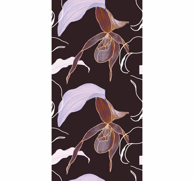 Elegante orchideeënarrangement behang bloemsierkunst - TenStickers