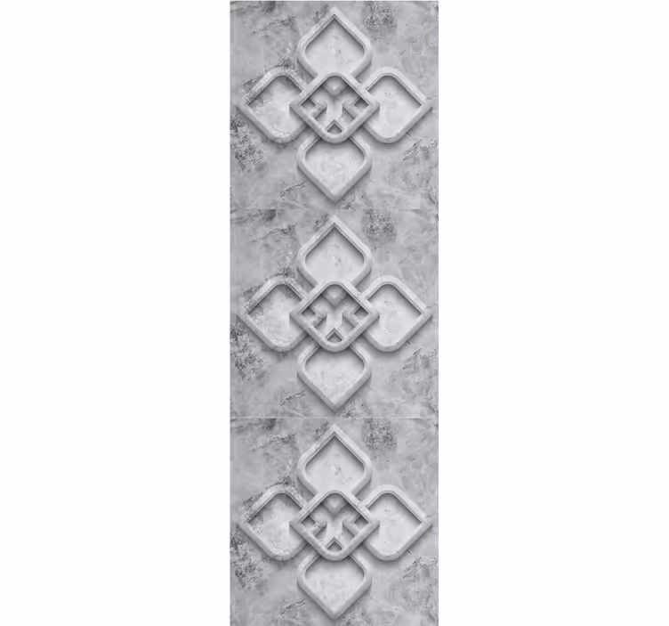 Elegant geometrisch motief behang stenen - TenStickers